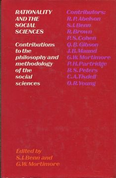 portada Rationality and the Social Sciences: Contributions to the Philosophy and Methodology of the Social Sciences.