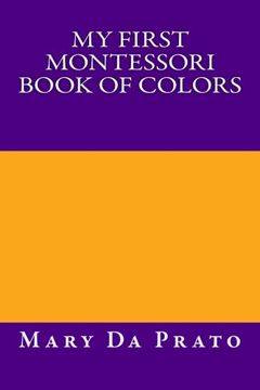 portada My First Montessori Book of Colors