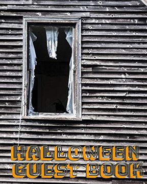 portada Halloween Haunted House Mega Guest Book Creative Journal 474 Pages 