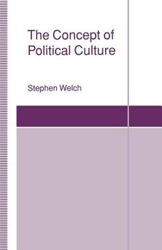 portada The Concept of Political Culture (en Inglés)