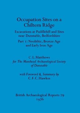 portada Occupation Sites on a Chiltern Ridge: Excavations at Puddlehill and Sites Near Dunstable, Bedfordshire. Pt. I Neolithic Bronze age and Early Iron age. Archaeological Reports British Series) (en Inglés)