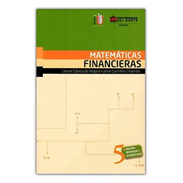 portada Matemáticas financieras, 5 Ed.