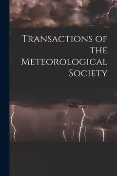 portada Transactions of the Meteorological Society (en Inglés)