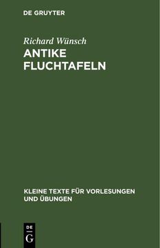 portada Antike Fluchtafeln (en Alemán)