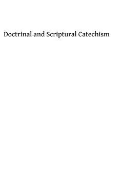 portada Doctrinal and scriptural catechism (in English)