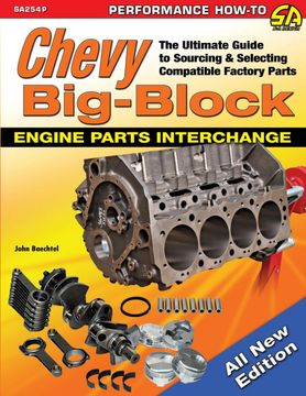 portada Chevy Big-Block Engine Parts Interchange: The Ultimate Guide to Sourcing and Selecting Compatible Factory Parts (en Inglés)