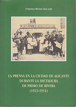 portada Prensa en la ciudad de Alicante durante dictadura primo Rivera 1923-1931