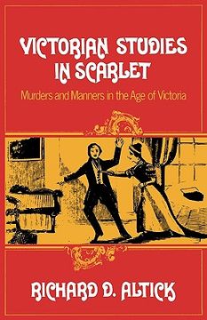 portada victorian studies in scarlet: murders and manners in the age of victoria (en Inglés)