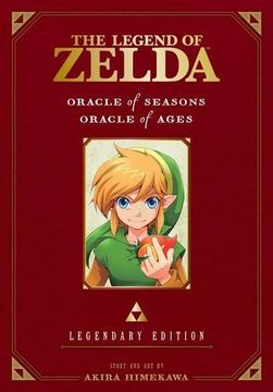 portada The Legend of Zelda Manga Series: Legendary Edition, Vol. 2: Oracle of Seasons and Oracle of Ages (The Legend of Zelda: Oracle of Seasons 