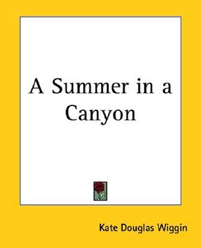 portada a summer in a canyon (en Inglés)