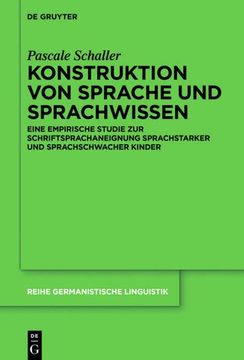 portada Konstruktion von Sprache und Sprachwissen (in German)