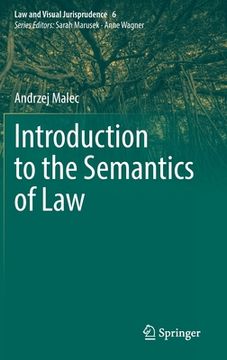 portada Introduction to the Semantics of Law (in English)