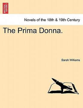 portada the prima donna. (in English)
