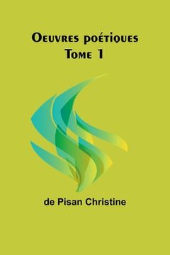 portada Oeuvres poétiques Tome 1 (en Francés)
