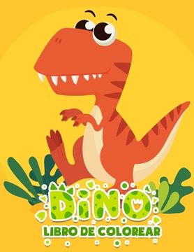 portada Dino Libro de colorear: Gran regalo para niños de 4 a 8 años