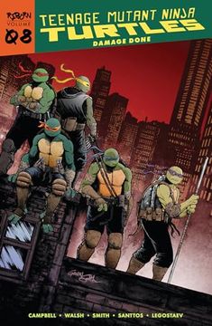 portada Teenage Mutant Ninja Turtles: Reborn, Vol. 8 - Damage Done (en Inglés)
