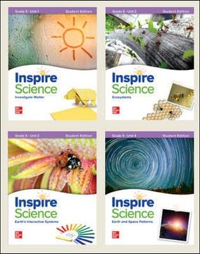 portada Inspire Science Grade 5, Print Student Edition Bundle (Units 1-4) (en Inglés)
