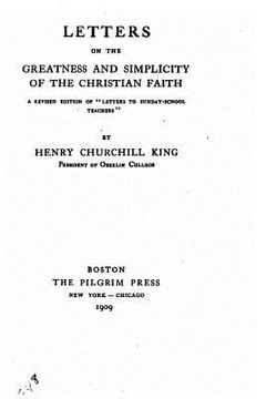 portada Letters on the Greatness and Simplicity of the Christian Faith