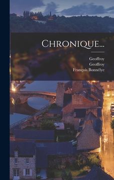 portada Chronique... (en Francés)