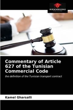 portada Commentary of Article 627 of the Tunisian Commercial Code (en Inglés)