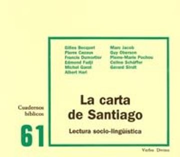 portada La Carta de Santiago: Cuaderno Bíblico 61 (Cuadernos Bíblicos)
