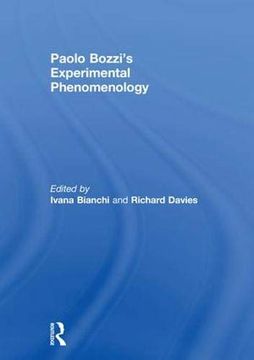 portada Paolo Bozzi’S Experimental Phenomenology (en Inglés)