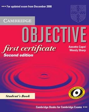 objective first certificate