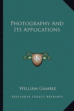 portada photography and its applications (en Inglés)