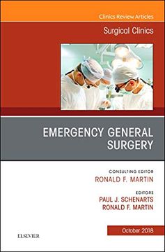 portada Emergency General Surgery, an Issue of Surgical Clinics, 1e (The Clinics: Surgery) (en Inglés)