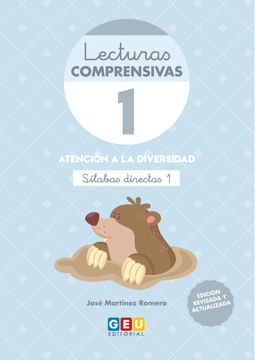 portada Lecturas comprensivas 1: Sílabas Directas 1