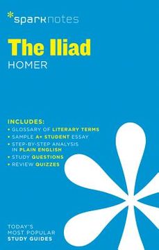 portada The Iliad Sparknotes Literature Guide: Volume 35 (in English)