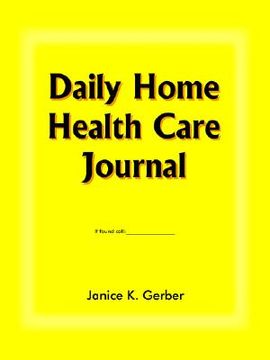 portada daily home health care journal (en Inglés)