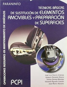 portada Técnicas Básicas de Sustitución de Elementos Amovibles y Preparación de Superficies