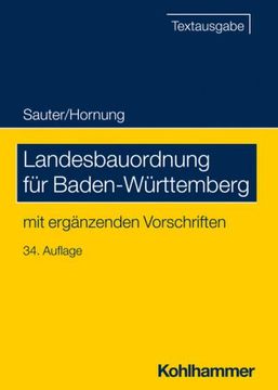 portada Landesbauordnung Fur Baden-Wurttemberg: Mit Erganzenden Vorschriften (en Alemán)