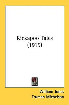 portada kickapoo tales (1915) (en Inglés)