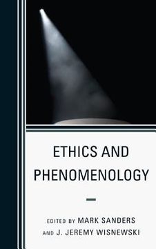 portada ethics and phenomenology