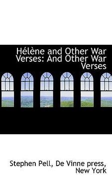 portada h l ne and other war verses: and other war verses (en Inglés)