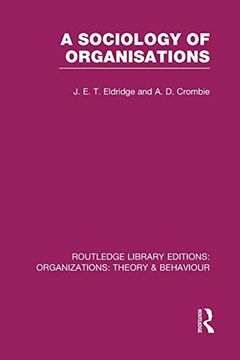 portada A Sociology of Organisations (Rle: Organizations) (Routledge Library Editions: Organizations)