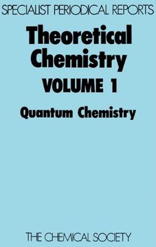 portada Theoretical Chemistry: Volume 1 (en Inglés)