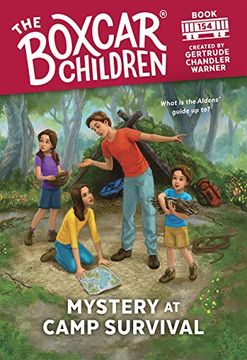 portada Mystery at Camp Survival (Boxcar Children Mysteries) (en Inglés)