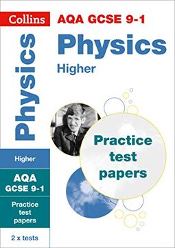 portada Aqa Gcse 9-1 Physics Higher Practice Test Papers (Collins Gcse 9-1 Revision) (en Inglés)