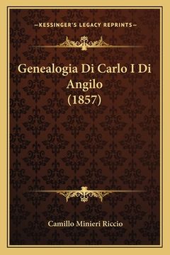 portada Genealogia Di Carlo I Di Angilo (1857) (en Italiano)