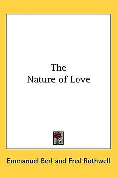 portada the nature of love (in English)