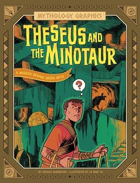 portada Theseus and the Minotaur: A Modern Graphic Greek Myth (Mythology Graphics) (in English)