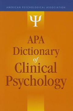 portada apa dictionary of clinical psychology (in English)