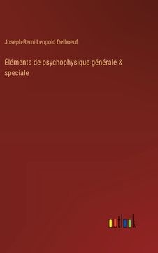 portada Éléments de psychophysique générale & speciale (in French)