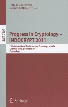 portada progress in cryptology - indocrypt 2011