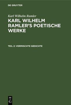 portada Vermischte Gedichte (in German)