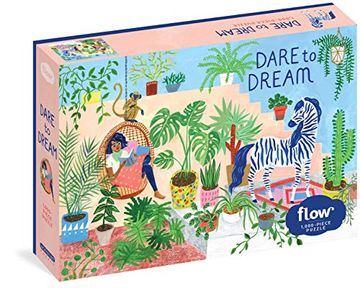 portada Dare to Dream 1,000-Piece Puzzle: (Flow) for Adults Families Picture Quote Mindfulness Game Gift Jigsaw 26 3 