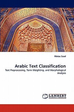 portada arabic text classification (en Inglés)
